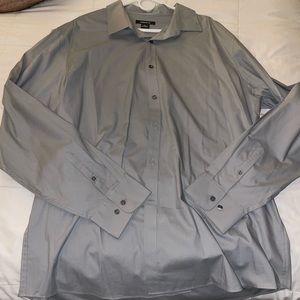 Men's grey dress shirt
